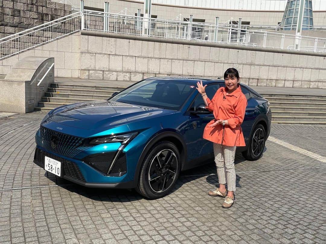 のインスタグラム：「圭Tube⭐️プジョー408公開されましたー🤩 https://youtu.be/cdS9tiNpLYQ  #プジョー #408 #プジョー408 #圭Tube #圭チューブ #竹岡圭」