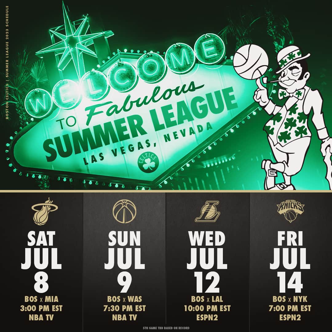 ボストン・セルティックスのインスタグラム：「summer hoops loading ☀️」