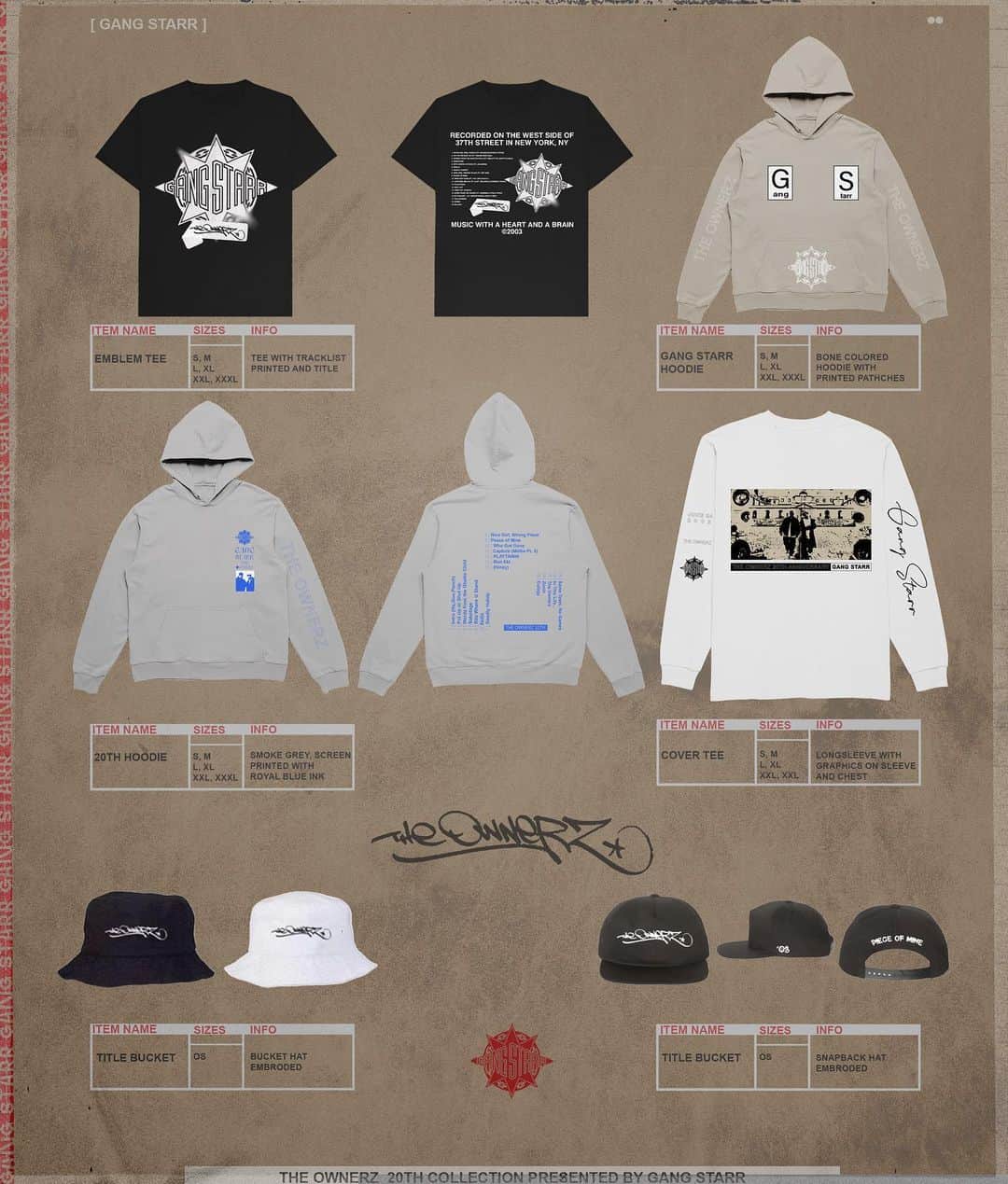 DJプレミアのインスタグラム：「@gangstarr  “The Ownerz" 20th Collection  Out Now. Link In Bio」