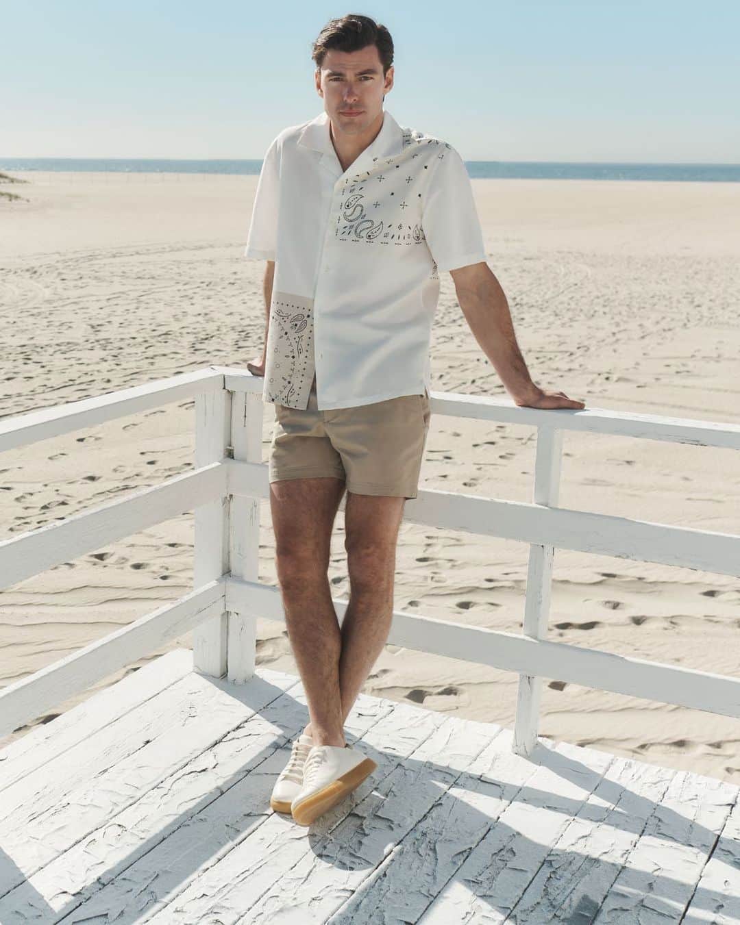 Club Monacoのインスタグラム：「The perfect summer shirt has a camp collar and a louche fit.」