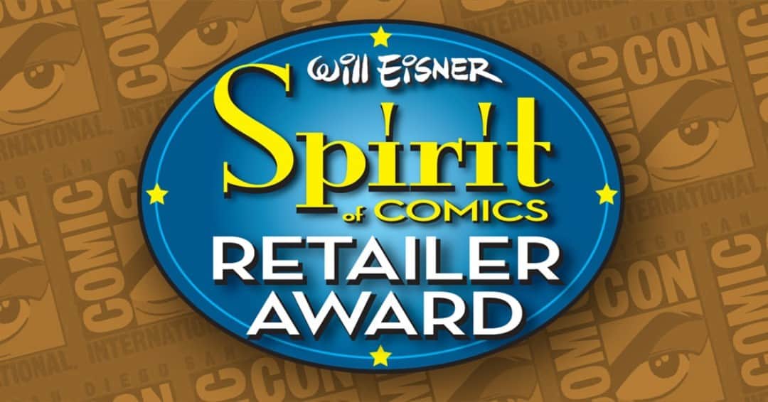 コミコン・インターナショナルのインスタグラム：「We are happy to announce the 2023 Will Eisner Spirit of Comics Retailer Award participating stores. Visit the link in the bio to learn more.」