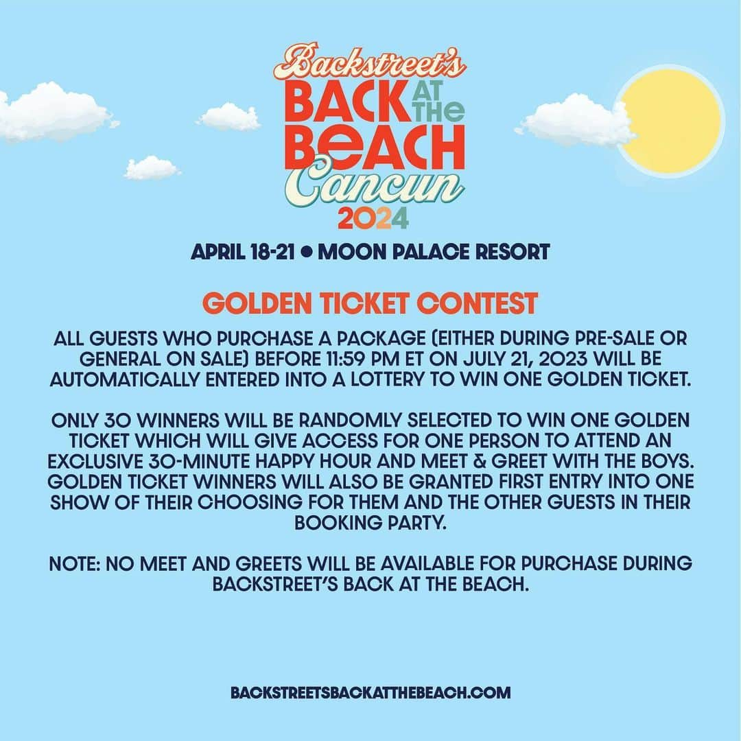 ニック・カーターさんのインスタグラム写真 - (ニック・カーターInstagram)「Did someone say Cancun? 😎 Can’t believe we get to do this to celebrate 30 years of BSB with you in 2024. You can find more info at the link in my story! #BSBattheBeach」6月27日 2時36分 - nickcarter