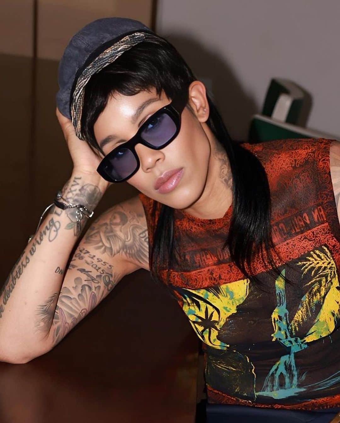 のインスタグラム：「the THIERRY LASRY “VICTIMY” sunglasses featured in @galore worn by @tyyoung11 styled by @marty_taught_u #thierrylasry」