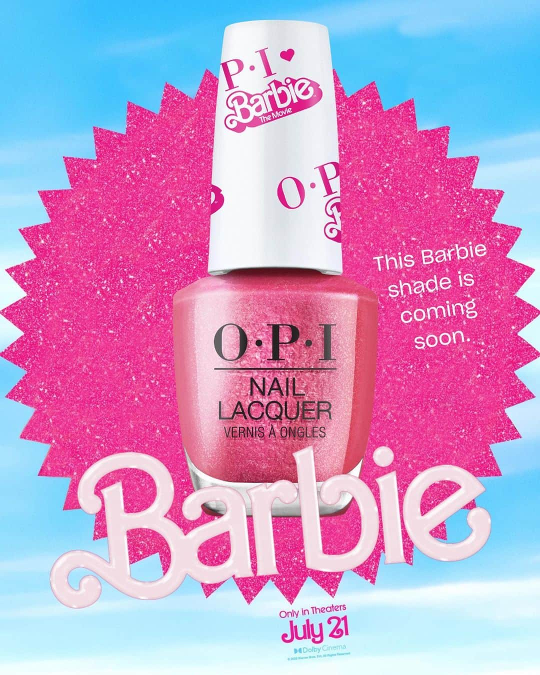 OPIさんのインスタグラム写真 - (OPIInstagram)「The rumors are true... This Barbie is soOo OPI! 💅  The OPI x @barbiethemovie collection launches July 1.💖 Mark your cal for the most glam collab ever. 😉 🎀 #OPIxBarbieTheMovie」6月27日 4時05分 - opi