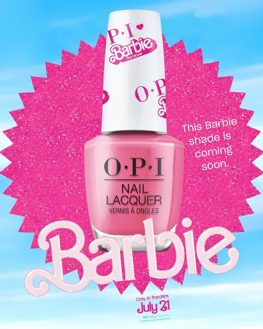 OPIさんのインスタグラム写真 - (OPIInstagram)「The rumors are true... This Barbie is soOo OPI! 💅  The OPI x @barbiethemovie collection launches July 1.💖 Mark your cal for the most glam collab ever. 😉 🎀 #OPIxBarbieTheMovie」6月27日 4時05分 - opi