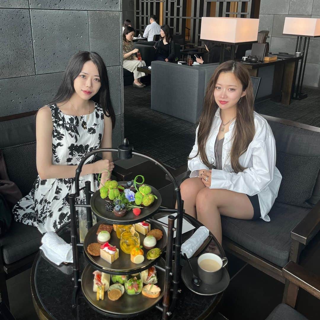 のインスタグラム：「ハーブガーデン🌿 . #アフタヌーンティー　#アマン東京  #東京アフタヌーンティー」