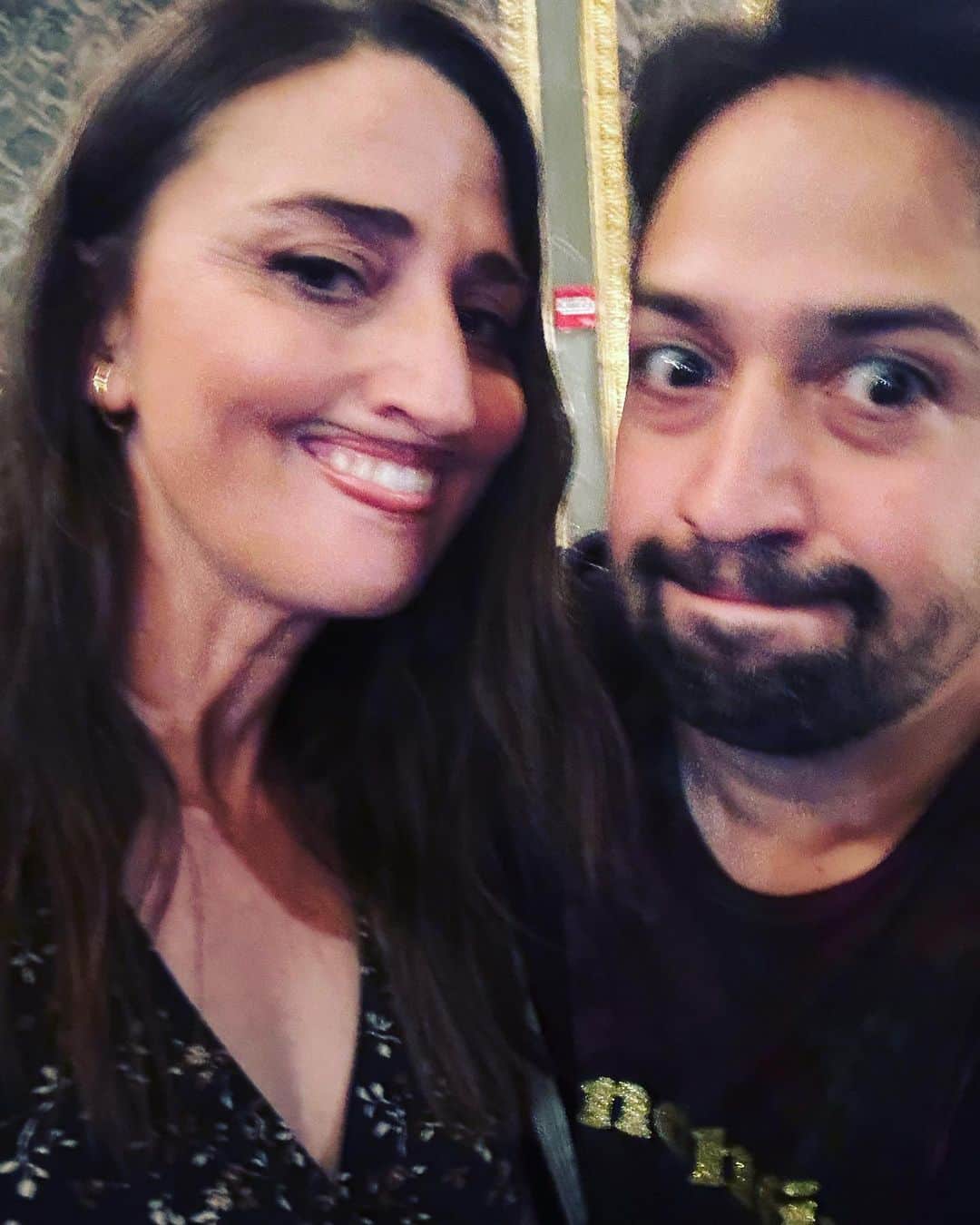 のインスタグラム：「Three Chers (yes, on purpose… what’s better than a Cher) for this man. The man who uses his enormous platform to continue to lift up and inspire and bring together the New York community of actors and art makers. @lin_manuel you are an extraordinary soul- gifted in mind, talent and craft, yes certainly…but gifted in heart beyond measure. Thank you for the #ham4ham2023 revival and for all the work that gets done on behalf of the whole of us. ❤️」