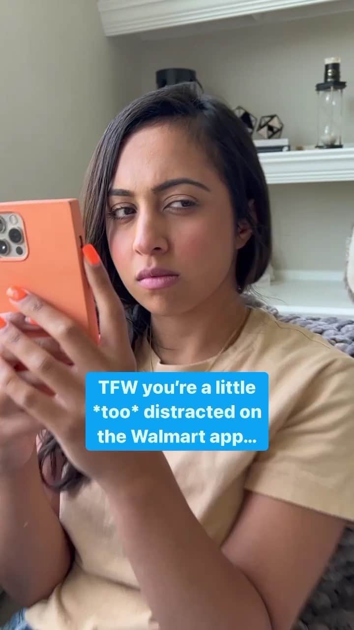 Wal-Mart Stores, Incのインスタグラム：「The Walmart app: fast, convenient &...jealousy-inducing? 😅 @pujatailorkhan @therezakhan #CoupleGoals #DateNight」