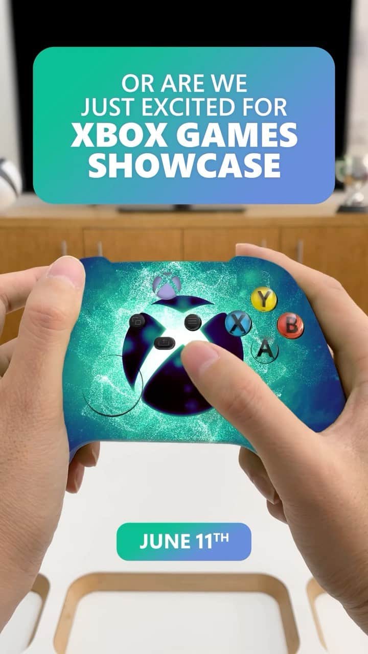 Xboxのインスタグラム：「Green screen controller just wanted to remind you to tune into the Xbox Games Showcase followed by Starfield Direct Sunday, June 11 @ 10 am PT #Starfield #XboxShowcase」