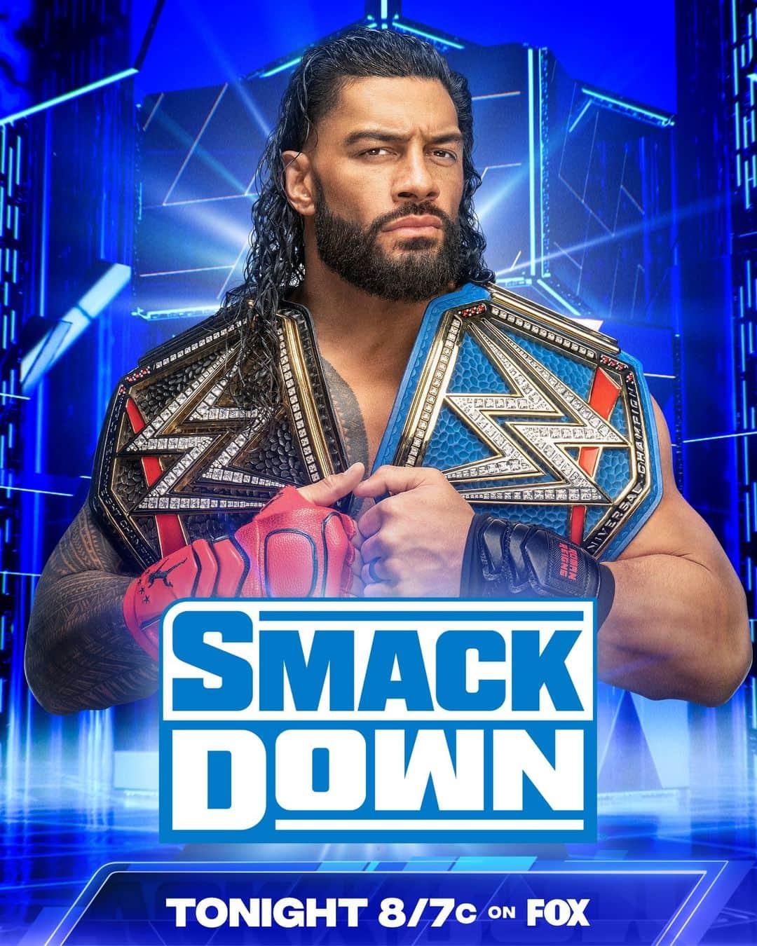 WWEさんのインスタグラム写真 - (WWEInstagram)「TONIGHT on #SmackDown   ☝️ @RomanReigns celebrates 1,000 days as champion. #Roman1000 💰 @montezfordwwe takes on @reallaknight in a #MITB Qualifier 💰 @zelinavegawwe battles @laceyevanswwe in a #MITB Qualifier 🎤 @graysonwallerwwe hosts "The Grayson Waller Effect" with a surprise guest  📺 8/7c on @FOXTV」6月3日 7時00分 - wwe