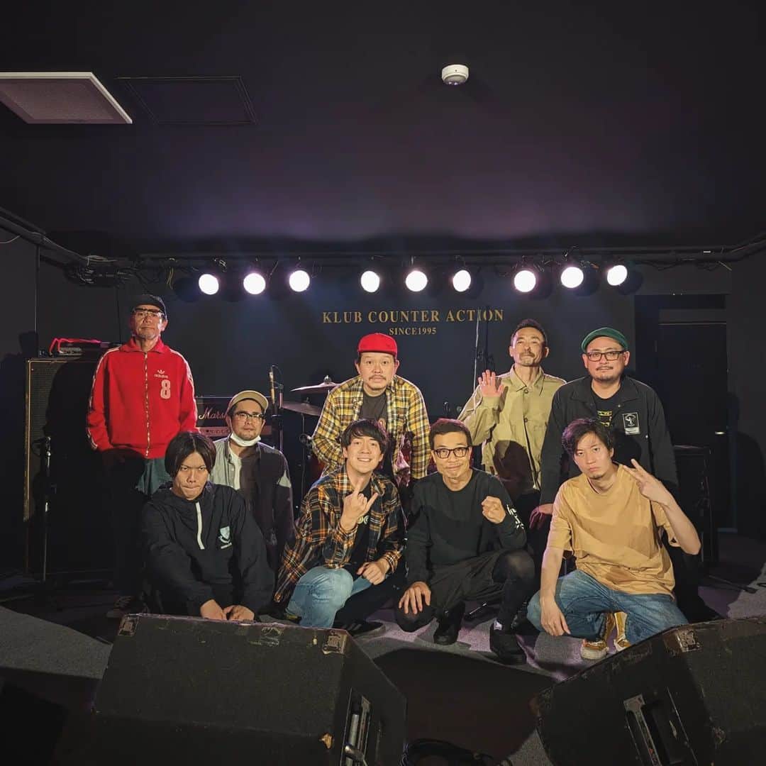 磯部正文のインスタグラム：「⁡ ⁡KLUB COUNTER ACTION復活⁡⁡ ⁡ONIONRINGと共に杮落とし⁡ ⁡変わらぬ心地よい音圧⁡ ⁡またこれから幾つもの音が沁みていくハコ⁡ ⁡⁡ ⁡今日札幌サンプラザホールでOAUのライブがあるトシローも足を運んでくれた⁡ ⁡⁡ ⁡カウンターアクションの皆様⁡ ⁡来てくれた皆様⁡ ⁡ありがとうございました」