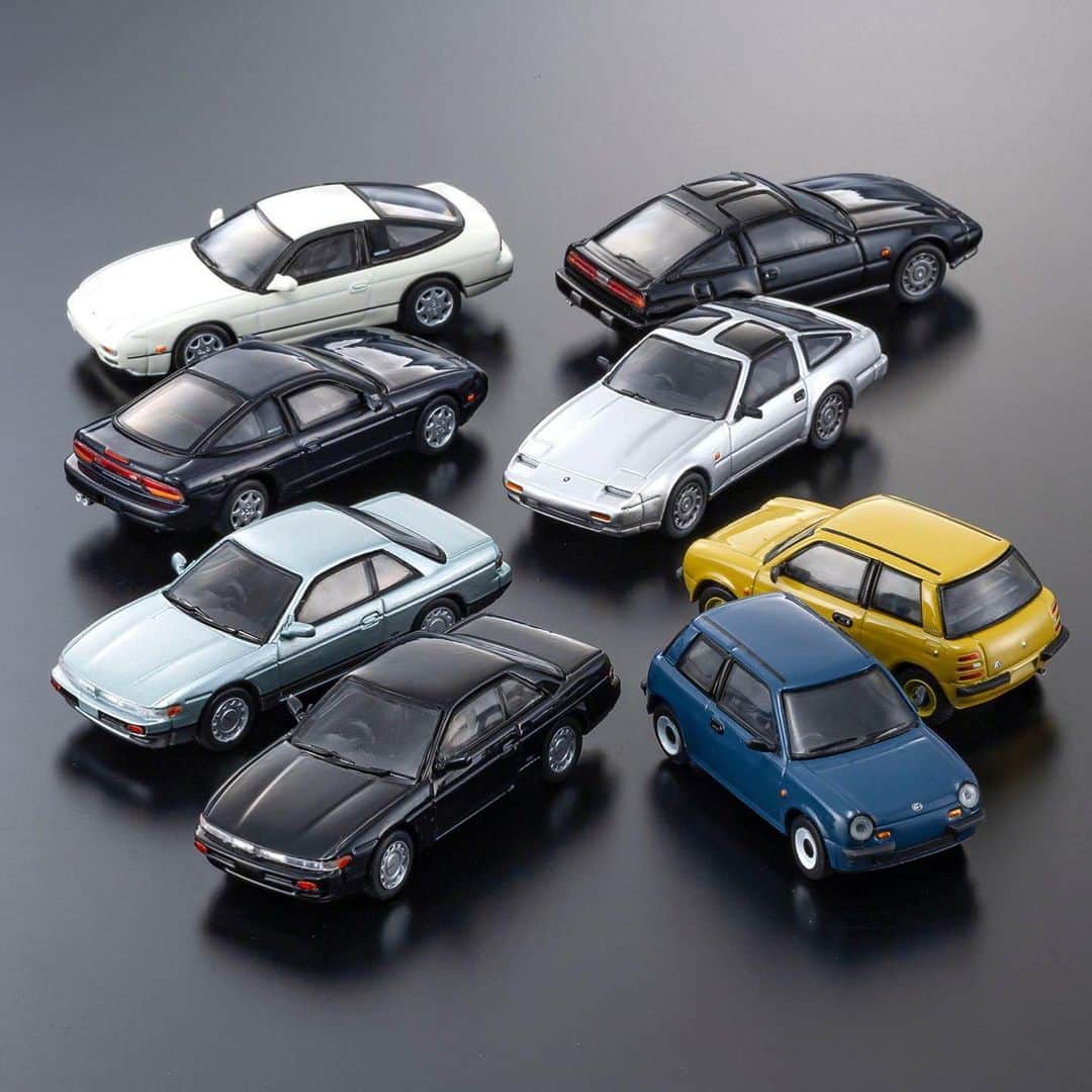 kyosho_official_minicar toysさんのインスタグラム写真 - (kyosho_official_minicar toysInstagram)「. KYOSHO 64 Collection Vol.02 2023年6月8日(木)発売！  本物を身近な存在にする手のひらサイズのエントリーシリーズ ファミリーマートの一部店舗で発売 (取扱店舗リストWEBにて掲載中) Japan Market Only  No.10 NISSAN Fairlady Z Silver No.11 NISSAN Fairlady Z Black No.12 NISSAN Be-1 Yellow No.13 NISSAN Be-1 Blue No.14 NISSAN 180SX Gray No.15 NISSAN 180SX White No.16 NISSAN Silvia Black No.17 NISSAN Silvia Green No.18 NISSAN Fairlady Z Red (KYOSHO WEB限定販売) #京商 #ミニカー #ファミマ #コンビニ #日産 #フェアレディZ #be1 #180sx #シルビア #パイクカー #ミニカーコレクション #kyosho #kyosho64collection #nissan #fairladyz #silvia #jdm #164scale #diecastcar」6月3日 11時28分 - kyosho_official_minicar_toys