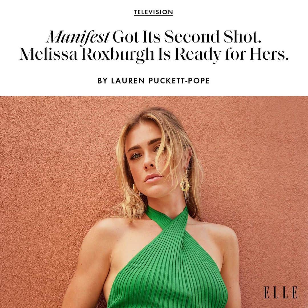 ELLE Magazineさんのインスタグラム写真 - (ELLE MagazineInstagram)「“It was a different ending than I thought it would be, but a good one,” #MelissaRoxburgh says of the long-awaited #Manifest series finale. With season 4 part 2 finally streaming, the actress behind Michaela Stone is parting ways with the story that shot her to the top of the Netflix charts—and made her realize her career might not take shape exactly as she thought it would. Her experience on the supernatural drama, and the exposure it brought her, has “made me simultaneously love Hollywood and hate Hollywood at the same time,” she tells culture writer @laurpuckett in a new interview. “I just feel like there’s so much pressure to be so many different things: You have to be humble yet confident; you have to be like pretty but not hoochie. You have to toe this line so gracefully without slipping and falling ever, and it just seems like that energy—the older I get, the less I care about giving.” At the link in bio, read the full story with Roxburgh—and learn her thoughts on that big finale.」6月3日 23時04分 - elleusa