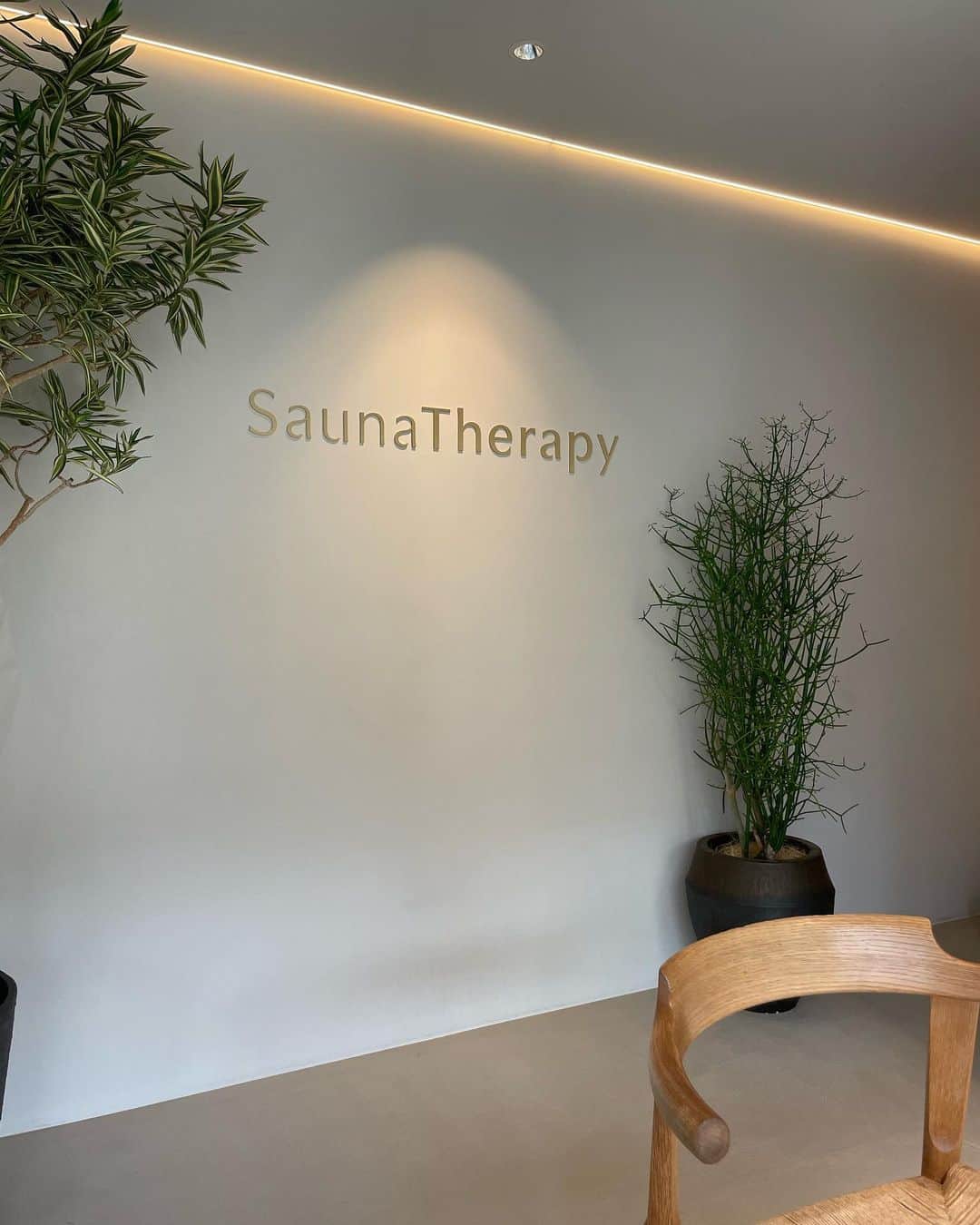 近野莉菜のインスタグラム：「まりちゃんと @saunatherapy_tokyo へ🧖‍♀️♨️  実はまりちゃんのお誕生日にマリアとサウナチケットをプレゼントしたのです🫶 せっかくなので2人で行ってきたよ☺️✨  個室サウナで、フィンランドのサウナストーブにアロマ天然水をかける、セルフロウリュスタイルでした♨️  アメニティも充実しているので、手ぶらで行けるのも◎  また行きたいなあ🥰🥰  #saunatherapy #サウナ #表参道」
