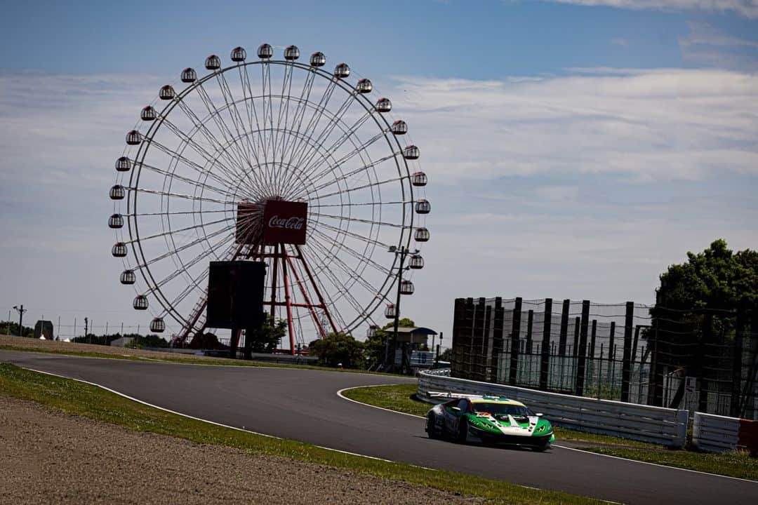 松浦孝亮のインスタグラム：「Super GT Rd.3 鈴鹿 予選　P14 公式練習から調子は良く、正直もっと上を狙っていました。 しかし、予選はダンロップ勢が速く、敵いませんでした。 自分のドライビングも細かいミスが多く、自分の走りももっと改善する必要がありますね。 明日はP14からスタートします。 450km、3スティントの戦いです。 面白い展開が待っているだろうし、6位以内目指して頑張ります。 応援、よろしくお願い致します。 #lamborghini #lamborghinihuracangt3  #supergt #jloc #suzukacircuit」