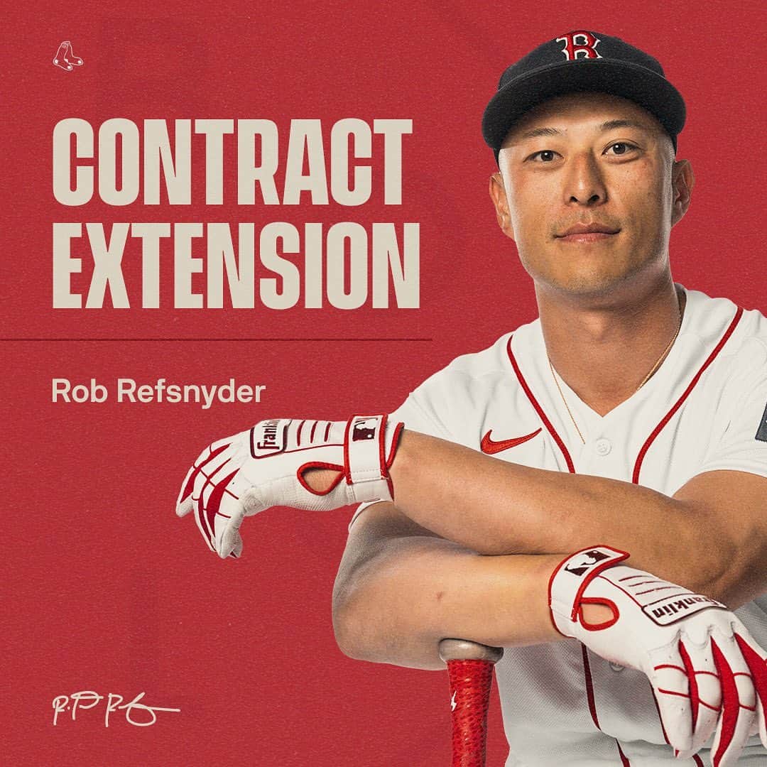 ボストン・レッドソックスのインスタグラム：「More Rob!」
