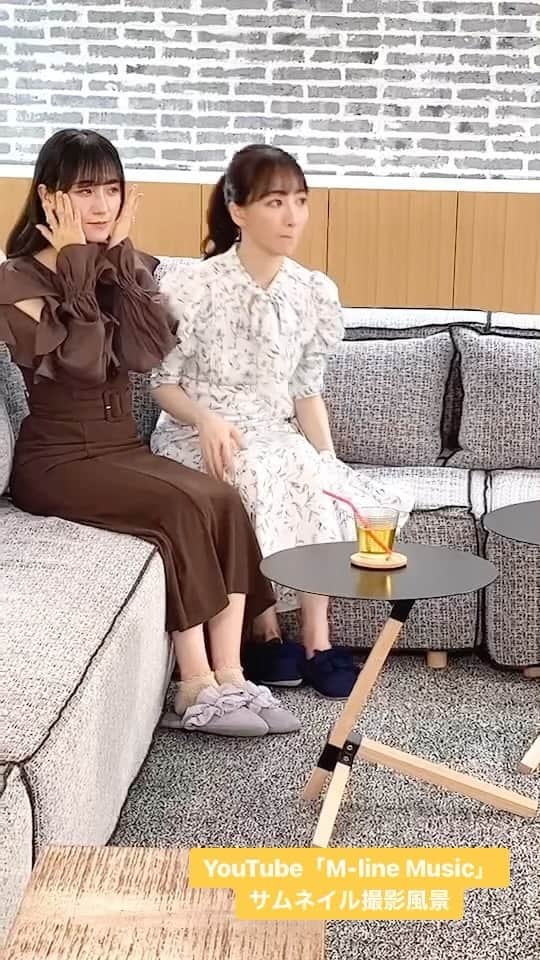 長谷川萌美のインスタグラム：「YouTube「M-line Music」でBitter & Sweet MC出演しております😉ぜひご覧ください🎀 〜動画はサムネイル撮影風景〜 Movie byマネージャーさん #ビタスイ」
