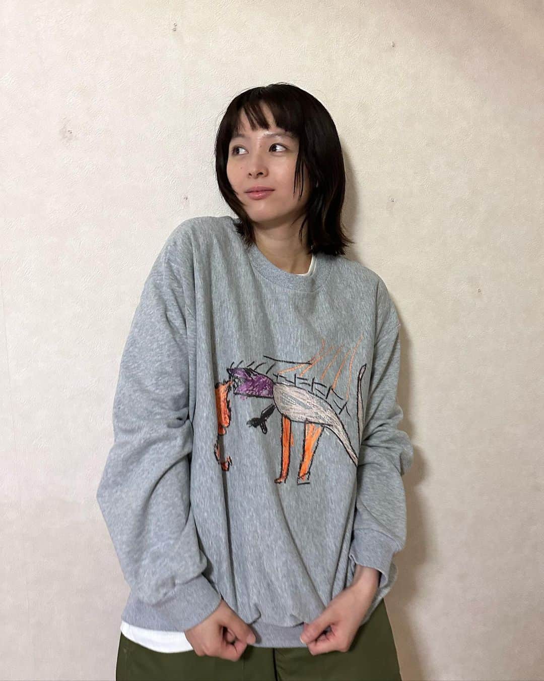 清野菜名のインスタグラム：「おつかれーらいす  #サチ服 #日ぐら #日曜の夜ぐらいは...」