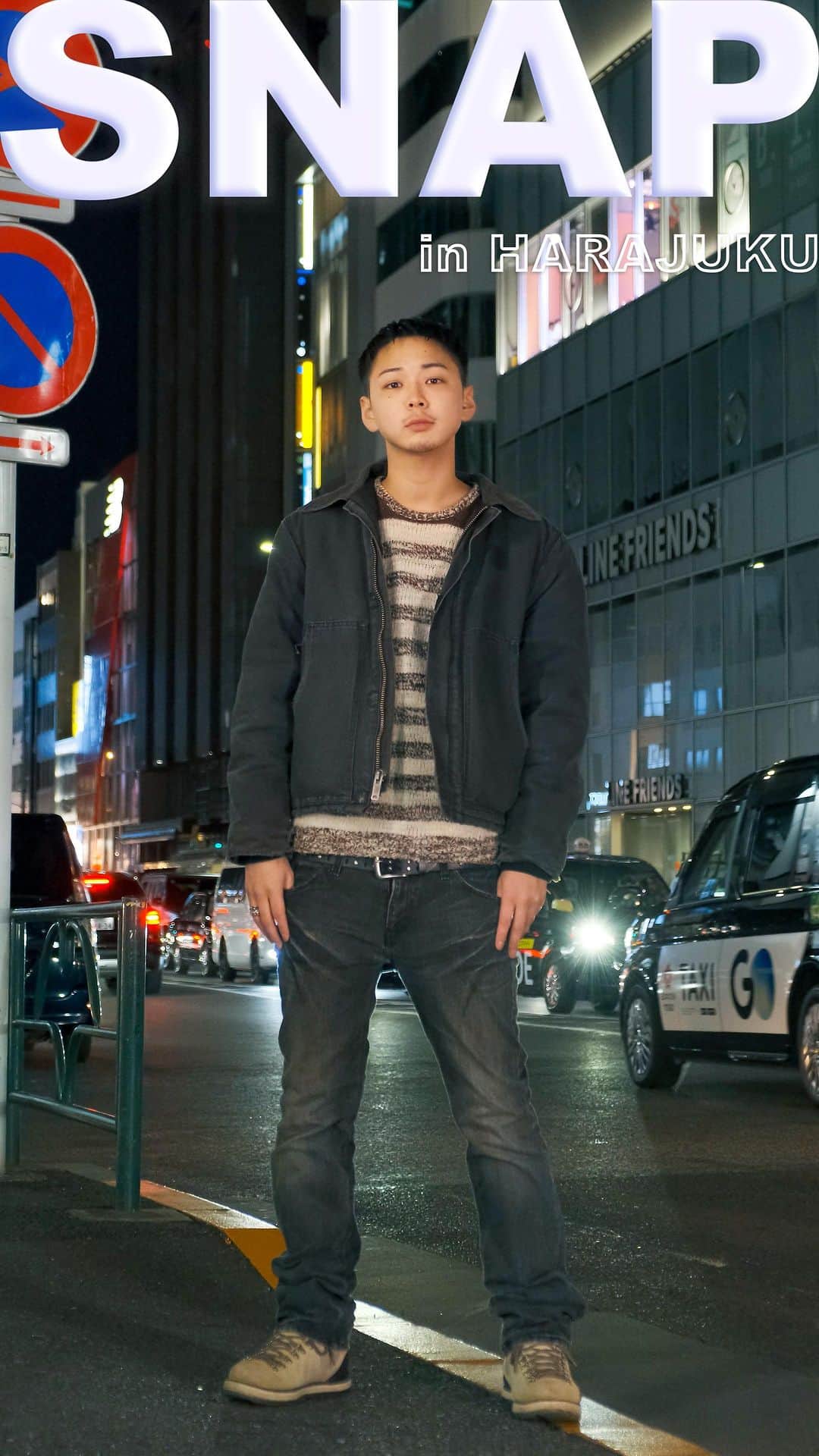 のインスタグラム：「McGuffin SNAP  No.068 白砂博孝 @srsnhrtka Student  tops：#maisonmargiela jacket：#carhartt pants：#lee footwear：#visvim accessory：#chromehearts #alexandermcqueen  好きなアーティスト：Fred again  #mcguffinsnap #snap #streetsnap #tokyo #tokyofashion #harajuku #harajukufashion #street #fashionreels #ストリートスナップ #ファッションスナップ」