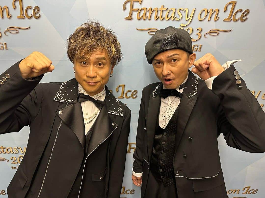 KIMI のインスタグラム：「「Fantasy on Ice 2023 in MIYAGI」  宮城公演、2日目でした⛸️✨  スケートを愛するたくさんの皆様と 一緒にいれて感動と感謝感謝感謝です🙏  明日はいよいよ宮城公演ラスト😭 嘘だと言ってくれ〜😭  気を引き締めて楽しみます‼️  #FantasyonIce #DAPUMP #ISSA #KIMI #ポジティブエンジョイハッピー」
