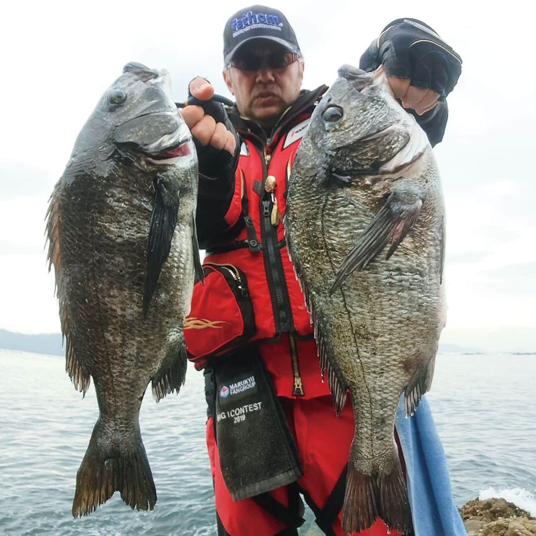 のインスタグラム：「巨チヌの聖地として知られる高知県宿毛湾。 ここに生息するチヌは遊泳力に優れて パワフルなファイトで釣り人を魅了する。  愛媛県在住の名手・塩田孝吉さんも 宿毛のチヌに魅了された一人で、 足繁くフィールドへ通い大物を狙い続けています。  ４月末の釣行では、57.3cm&55cmの ２匹の年なしを含め数釣りを堪能！  ◆こちらの釣行記事は、６月５日発売の レジャーフィッシング７月号に掲載！ その他の記事は、ハイライト「最新号」の リンクボタンからアクセスしてチェック！ https://www.e-leisure.jp/book/  ◆ご購入はこちら 直販ショップ【レジャーフィッシング SHOP】 https://eleisure.theshop.jp/items/74877543  ◆岡山、広島、香川、愛媛、徳島、高知、 兵庫の一部、山口、福岡の主要な釣具店及び書店や Amazon等で販売しています。  #塩田孝吉 #fathom #ファゾム  #フカセ釣り #チヌ #黒鯛 #四国 #高知 #宿毛 #宿毛湾 #宿毛市 #レジャーフィッシング #釣り #海釣り」