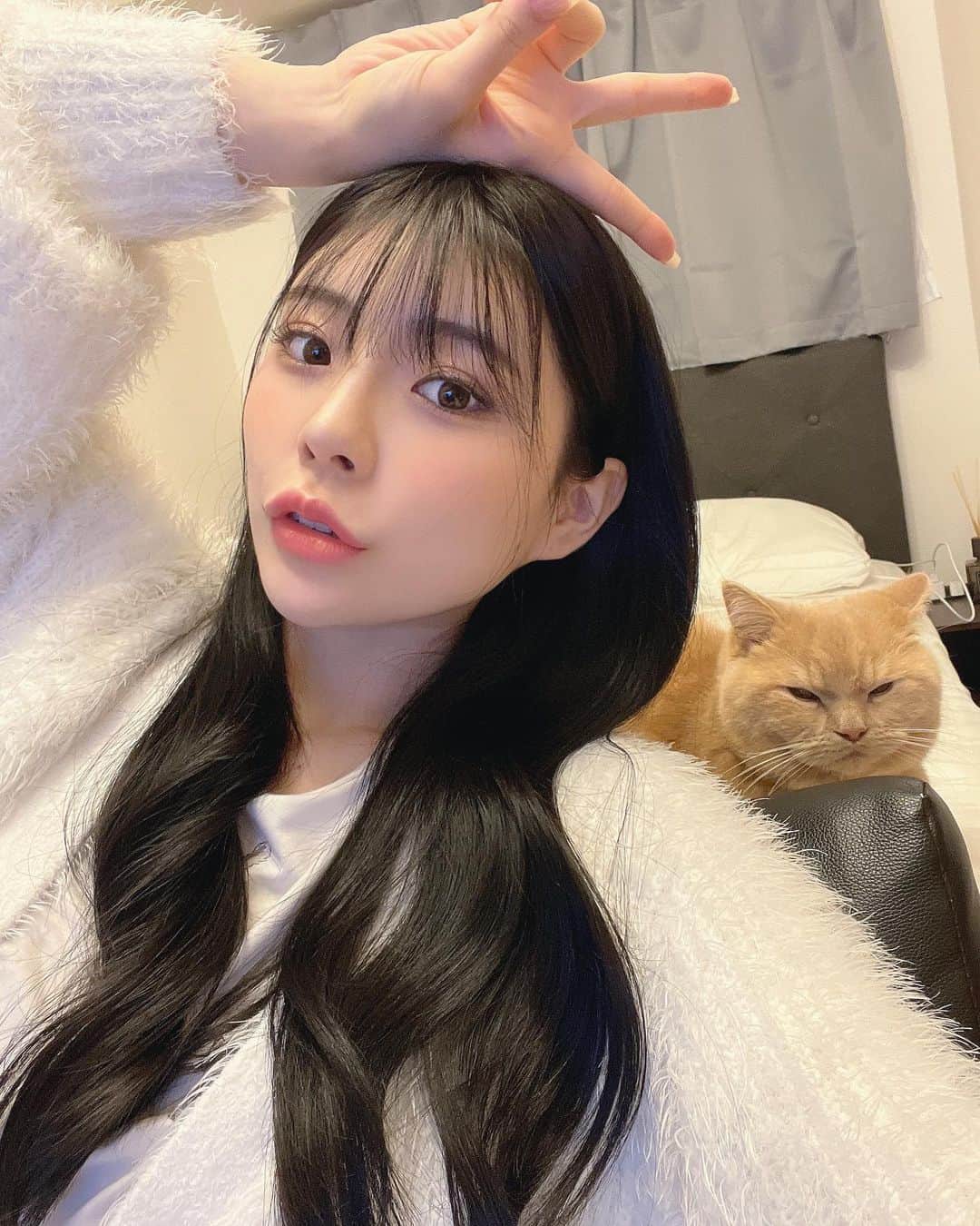 神木麗さんのインスタグラム写真 - (神木麗Instagram)「前髪切りました🩷 期間限定だよっ」6月3日 19時33分 - rei.kamiki