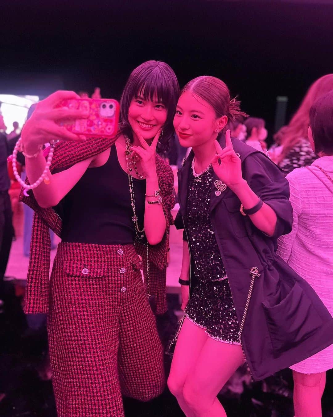 出口夏希さんのインスタグラム写真 - (出口夏希Instagram)「#CHANELinTokyo  だいすきな百子さん姉さんにも あえて幸せでした♡」6月3日 19時44分 - natsuki__deguchi__official