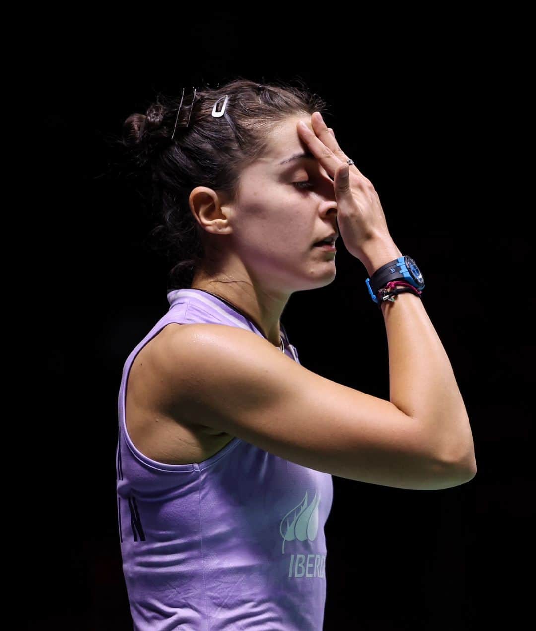 キャロリーナ・マリンのインスタグラム：「Goodbye Thailand! Not my best day today on court. Thanks for your support 🇹🇭🙏 Next week: Singapore Open 🔜🇸🇬  No fue mi mejor día en la pista. Gracias a todos por vuestro apoyo ♥️🙏 Próxima semana: Open de Singapur 🔜🇸🇬  📸 @badmintonphoto_official  #PuedoPorquePiensoQuePuedo」