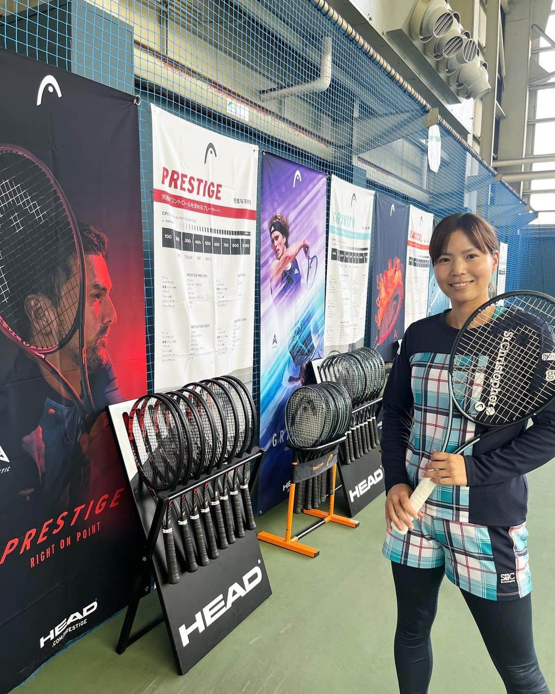 のインスタグラム：「今日は大阪でHEAD試打会でした🎾 参加してくださった皆さん、ありがとうございました(^^) ⁡ ⁡  @head.japan.official」