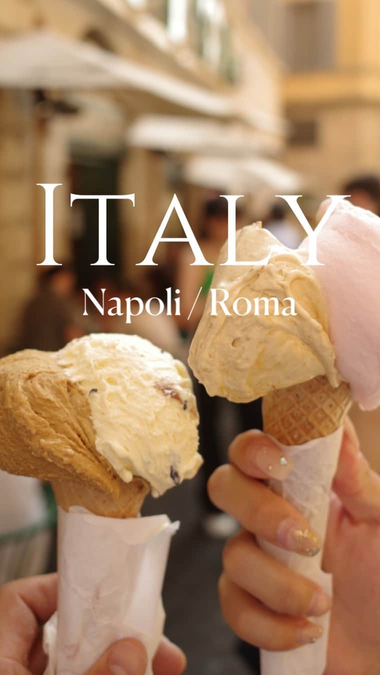 佐々木彩乃のインスタグラム：「📍Italia,Napoli Roma  ナポリ＆ローマの思い出🇮🇹」