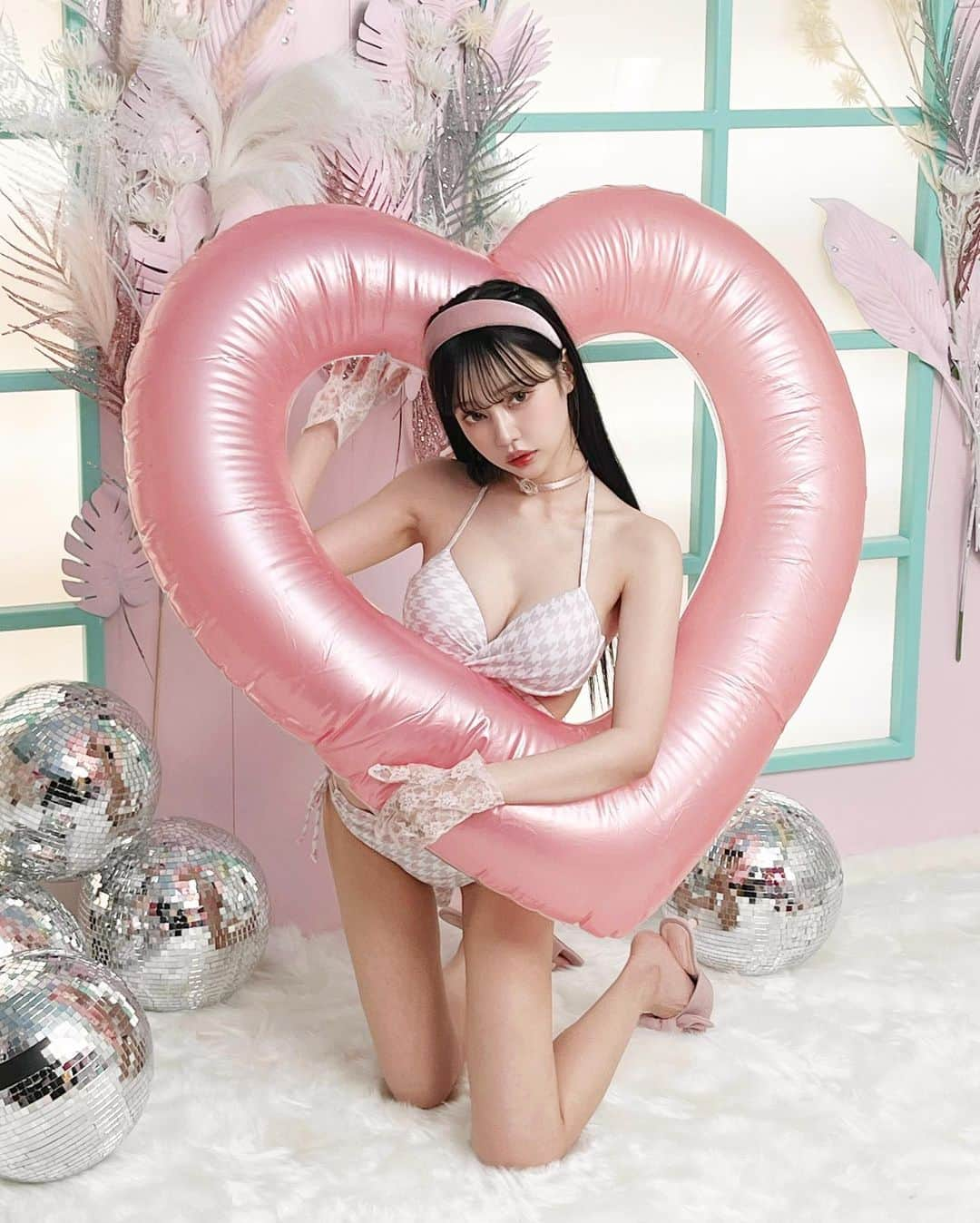 中村里砂のインスタグラム：「LARME×sugarnine👙」