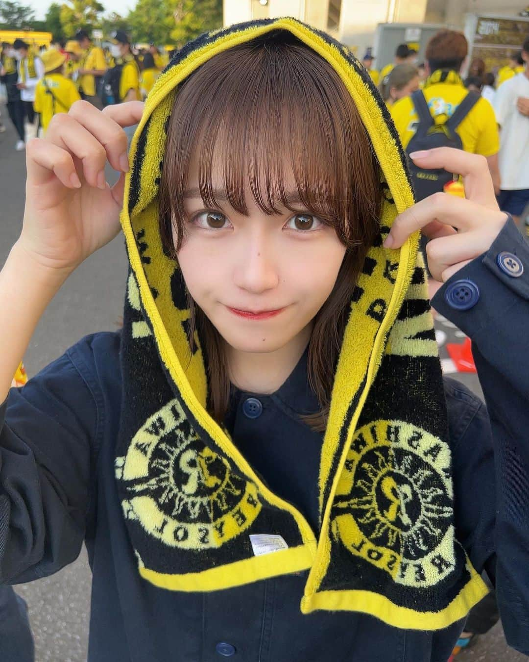 松本美紅のインスタグラム：「サッカー見るのほんと楽しい👀 地元兵庫のノエスタで早く見たい、、」