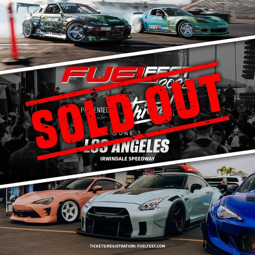 コーディー・ウォーカーのインスタグラム：「@FuelFest LA is officially SOLD OUT!!! 🤯 You all kick ass! Make sure to check out my latest story about parking and I will see you there! 👊」