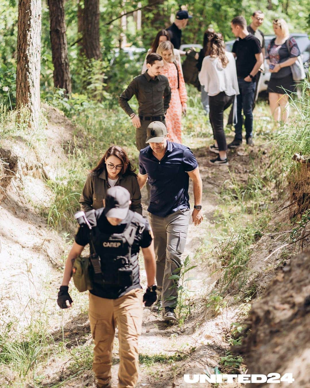 ミーシャ・コリンズさんのインスタグラム写真 (ミーシャ・コリンズInstagram)「This is what Irpin forest