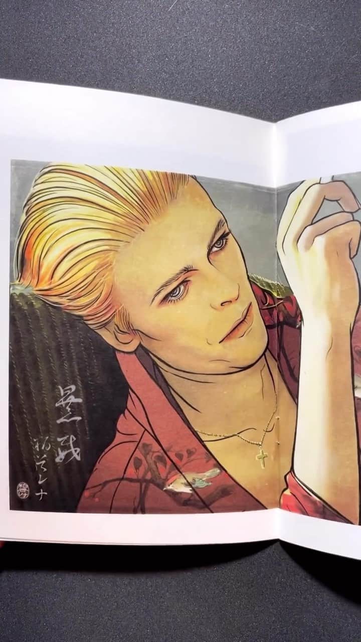 イマン・アブドゥルマジドのインスタグラム：「#ArtSaturday @renalabo_art #BowieForever」