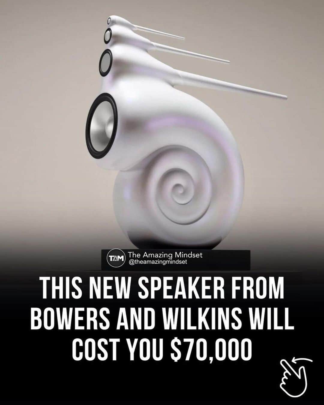 The Luxury Lifestyle Magazineさんのインスタグラム写真 - (The Luxury Lifestyle MagazineInstagram)「Via: @theamazingmindset Luxury speakers manufacturer Bowers and Wilkins announced the latest version of their iconic Nautilus speaker.   The speaker comes in at $70,000 and you can get a pair for $100,000.   The company is celebrating their 30th anniversary as part of the new Nautilus speaker. Each piece is handmade, then sprayed and finally polished to high-grade glossy finish.  By: @bowerswilkins」6月4日 2時37分 - luxurylifestylemagazine