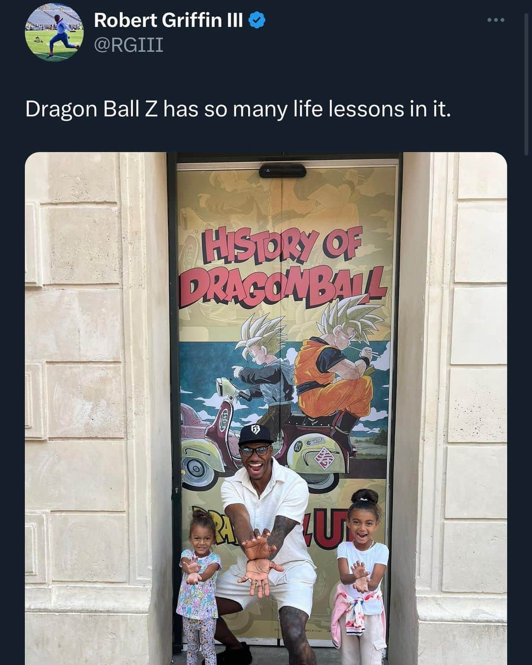 ロバート・グリフィン3世さんのインスタグラム写真 - (ロバート・グリフィン3世Instagram)「Dragon Ball Z is the 🐐  #dragonballz #dragonball #dragonballsuper #g3analysis #goku #rg3 #rgiii #life #lifelessons」6月4日 3時07分 - rgiii