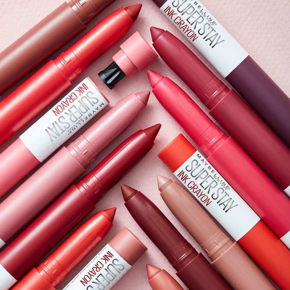 Maybelline New Yorkのインスタグラム：「💄✨ Get ready for trendy shades that last all day, delivering up to 8-hour matte lip perfection. Experience the effortless control of our lip crayon with Lasting Ink technology. Draw it on, bring it on, and let your lips do the talking! 💋💪」