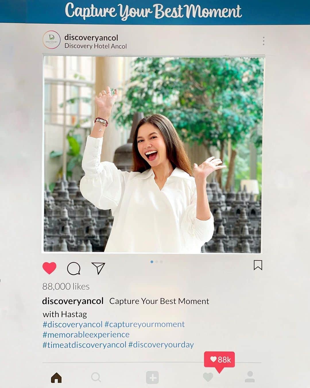 ユキ・カトウのインスタグラム：「Ada campaign menarik nih di akun @discoveryancol ✨  Yang penasaran cek IG nya langsung yaaa...  #DiscoveryAncol #CaptureYourMoment #MemorableExperience #TimeAtDiscoveryAncol #Discoveryourday」