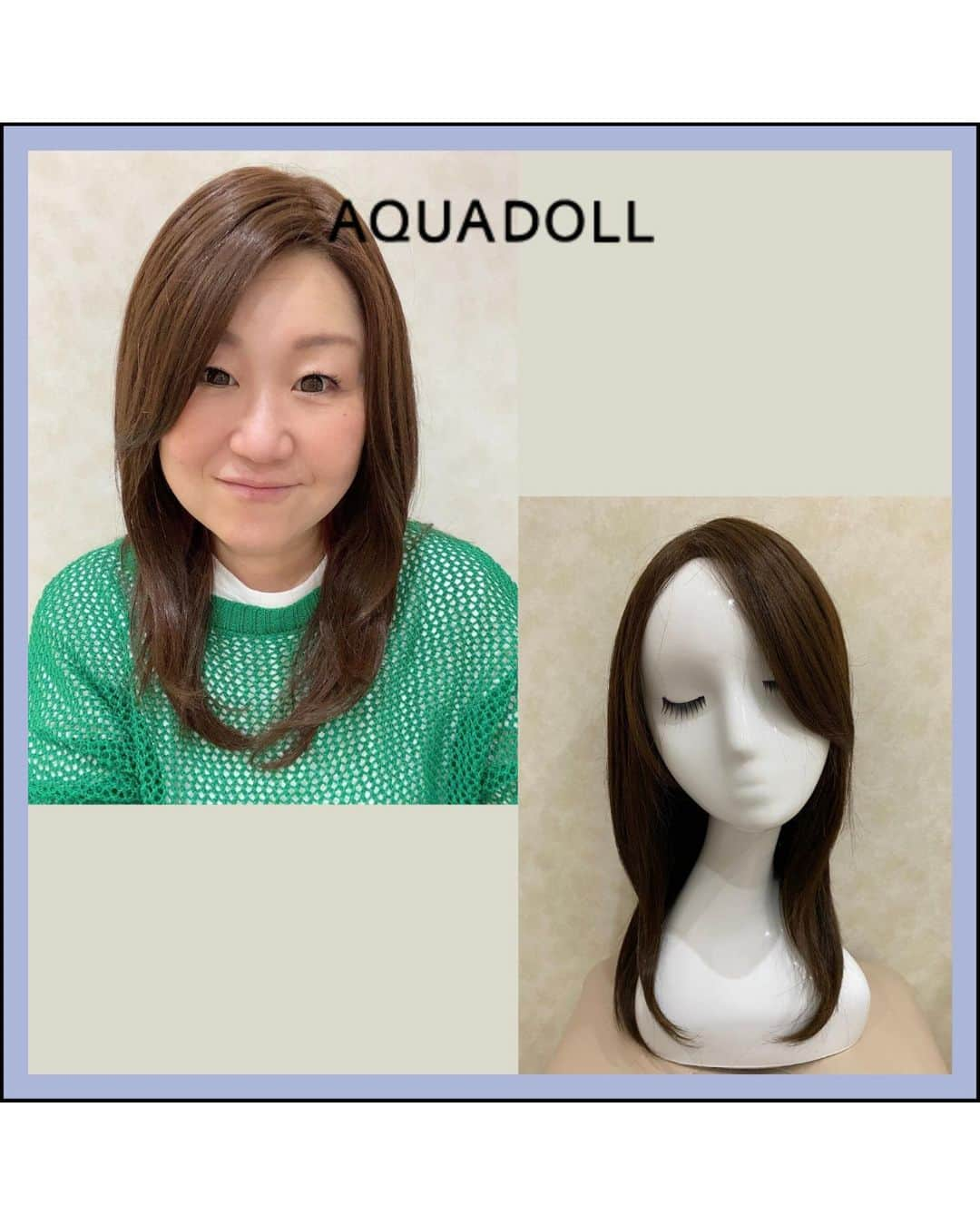 AQUADOLL アクアドールウィッグのインスタグラム