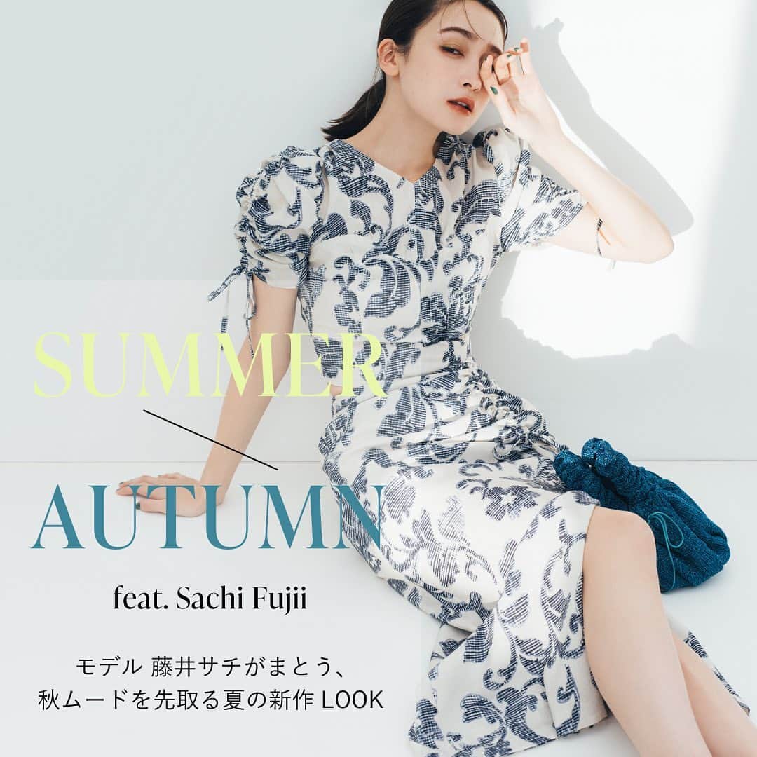 Lily Brownさんのインスタグラム写真 - (Lily BrownInstagram)「- LATE SUMMER -  23'SUMMER / AUTUMN feat. Sachi Fujii モデル 藤井サチが纏う 秋のムードを先取る夏の新作LOOK  オンラインストアにて公開中  #lilybrown #リリーブラウン #vintage #vintagefeature #晩夏 #latesummer」6月4日 11時11分 - lily_brown_official