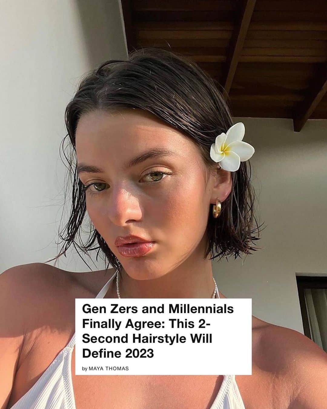 WHO WHAT WEARさんのインスタグラム写真 - (WHO WHAT WEARInstagram)「Were side parts ever truly out of style? When it comes to 2023 hair trends, the answer is a resounding no. Whether it's styled with slicked-back buns, crimped waves, or diffused natural curls, the side part is a cornerstone we'll be coming back to all summer long. Find fashion person–approved styling tips and must-have products at the link in bio. photos: @maryljean @sasha.mei @champagnemani」6月4日 11時15分 - whowhatwear