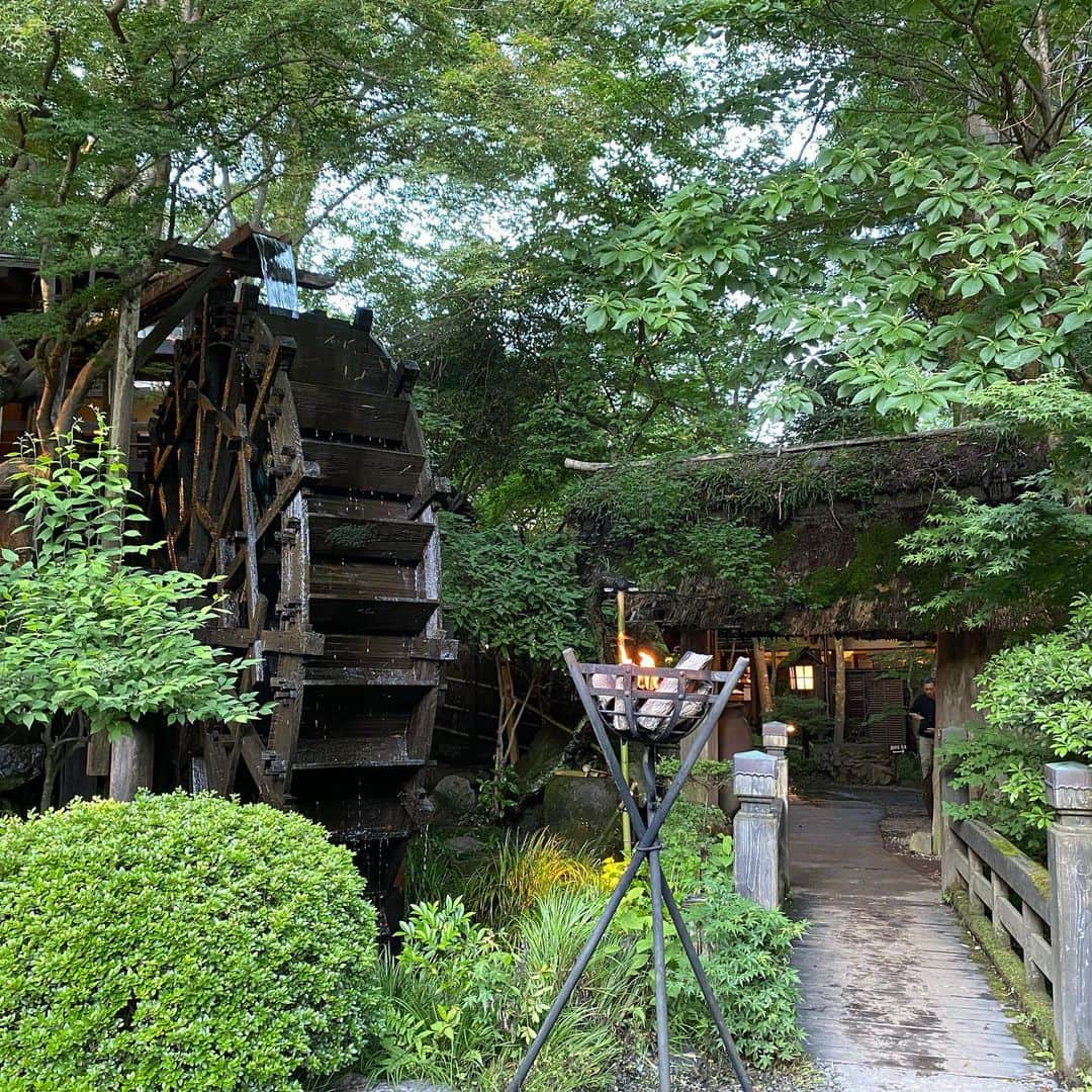 林千晶さんのインスタグラム写真 - (林千晶Instagram)「ゆっくりした東京の週末。 午後から晴れてきたので、瀬音の湯までドライブ。夕飯は黒茶屋でちょっとおしゃれな伝統料理を食べました。  想像していたよりずっと楽しくて、もうけもの！」6月4日 13時11分 - chiaki_0808