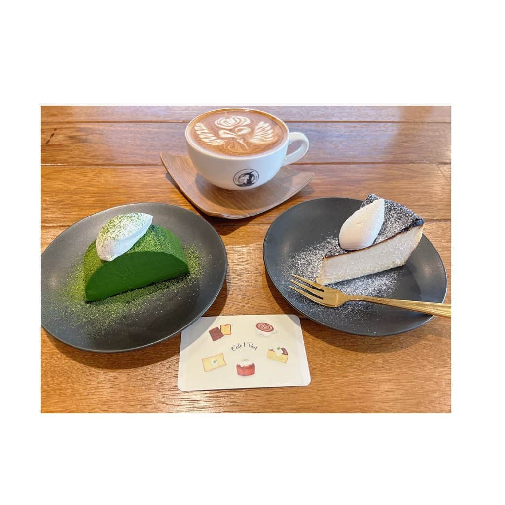 城華阿月さんのインスタグラム写真 - (城華阿月Instagram)「うんまっ😋 #抹茶テリーヌ  #絶品  #バスクチーズケーキ も #うんまい 👍 バクバク食べたかったけど おすましして気取って食べた🤣 スタッフ君も💯 #お気に入り カフェ に入りましたー 美味しすぎて急遽#お持ち帰り も🛍️ #お家カフェ しよっと🎵 @cafe_1_part  #カフェワンパート  #江戸川橋  初めて降りました🚃 #ガトーショコラ も #プリン も #シフォンケーキ も気になる💕 #イートイン も#テイクアウト も 事前予約できるから嬉しい❣️ #😋 #ごちそうさまでした #🙏」6月4日 13時30分 - azuki__joka