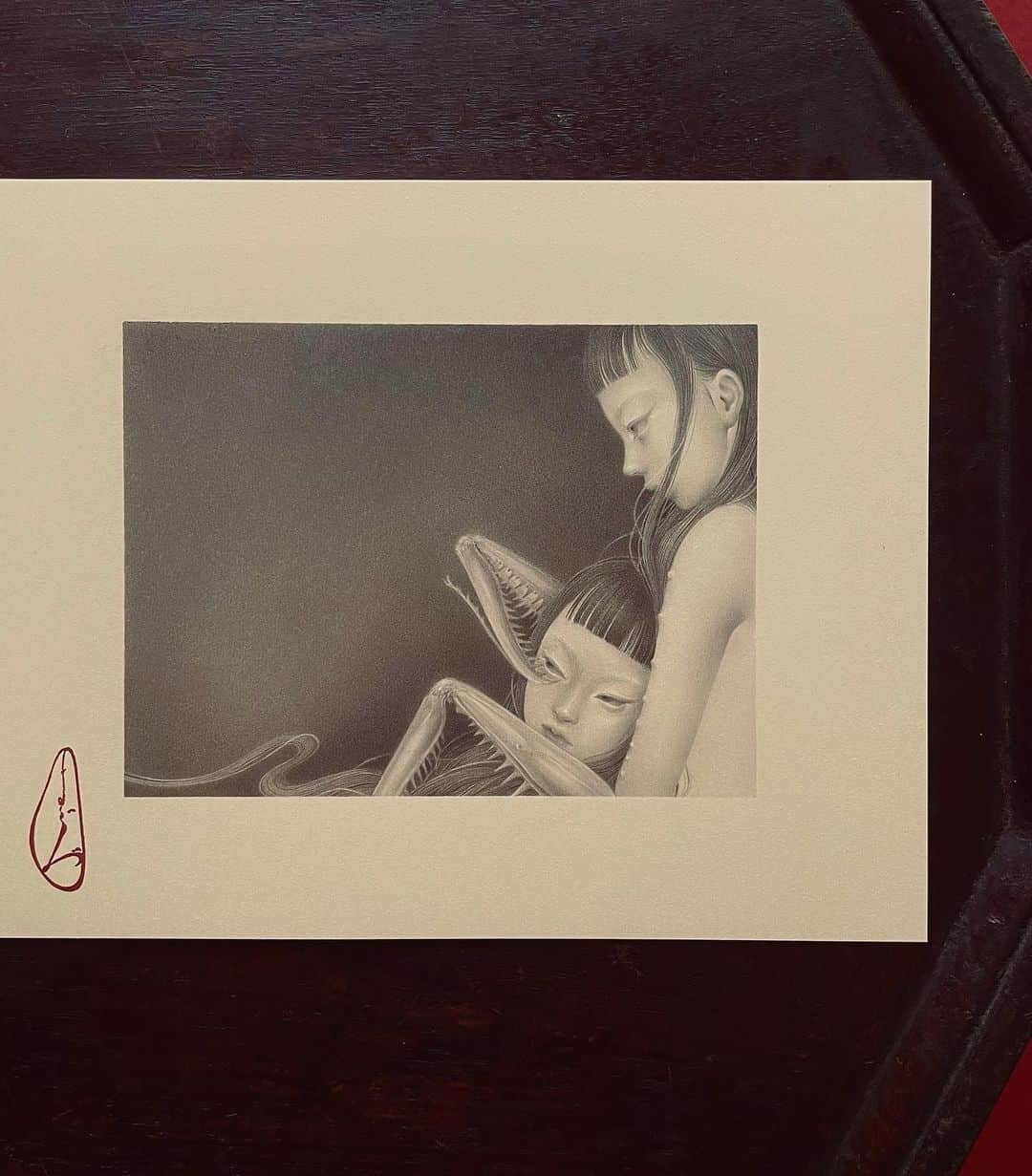 おざぶさんのインスタグラム写真 - (おざぶInstagram)「You are mine too 🐦‍⬛ 4.3"x 3.3"」6月4日 14時10分 - ozabu