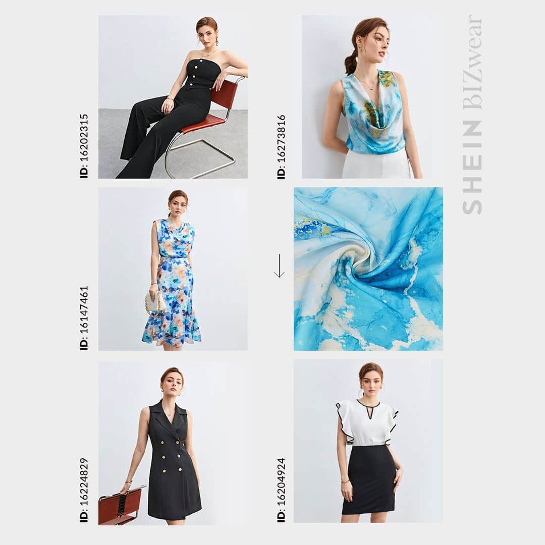 SHEINのインスタグラム：「Fortune favors the bold ✨ Flex your office fits with power dressing that works in your favor with SHEIN BIZwear 💃💼  #SHEINBIZwear」