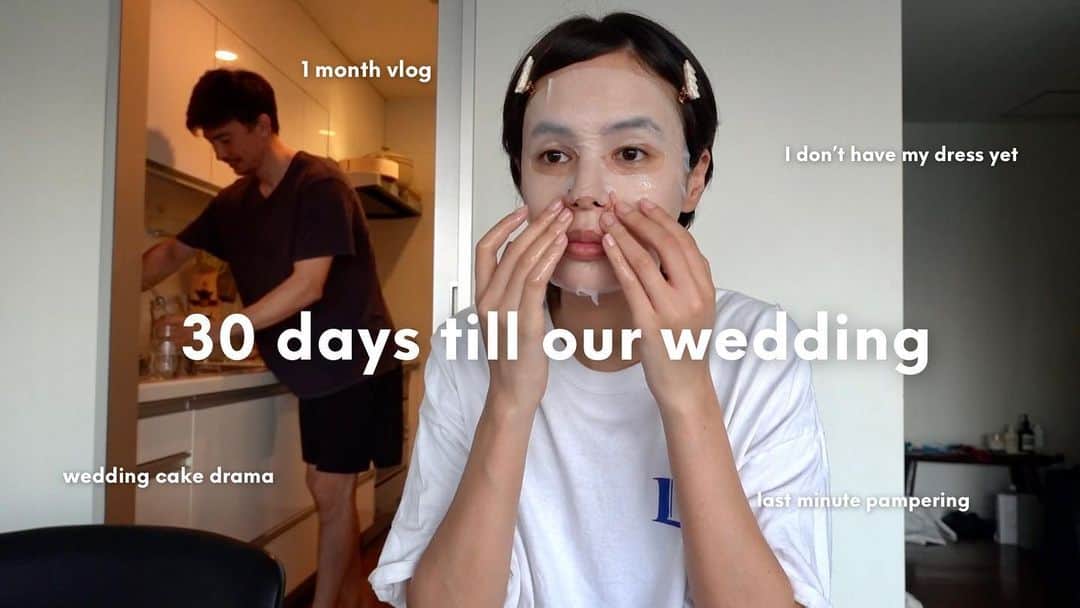 大屋夏南のインスタグラム：「New vlog is up on my channel 💫English subs are gonna be ready soon 🕊 今週のYouTubeは結婚式までの1ヶ月VLOG🌷 全部がギリギリすぎだった私たちの式の準備の様子や式前のエステ、スキンケア、トレーニング、私なりのこだわりなんかも話してます👀通常業務と式の準備でバタバタすぎて、ビデオ撮る余裕もあんまりなかったけど頑張ったので良かったら見てね😂🫶🏼リンクはストーリーズに💫」