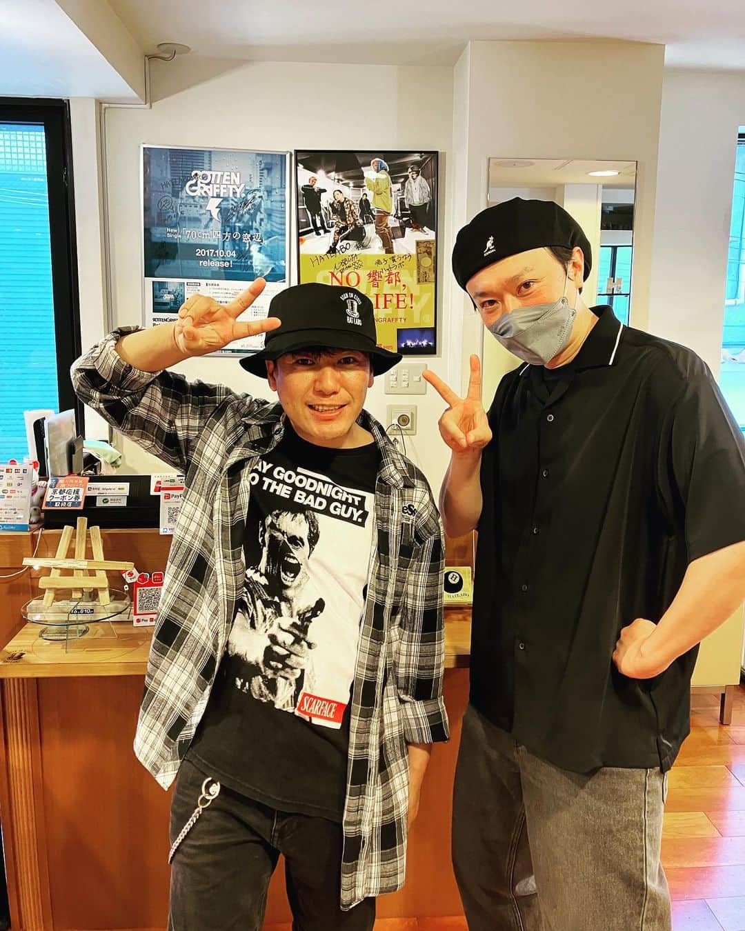 HIROSHIのインスタグラム：「HAT LABOに行ってきた！ 良いお買い物が出来た♪  是非京都に来た時は遊びに行ってあげて下さい。  #hatlabo」