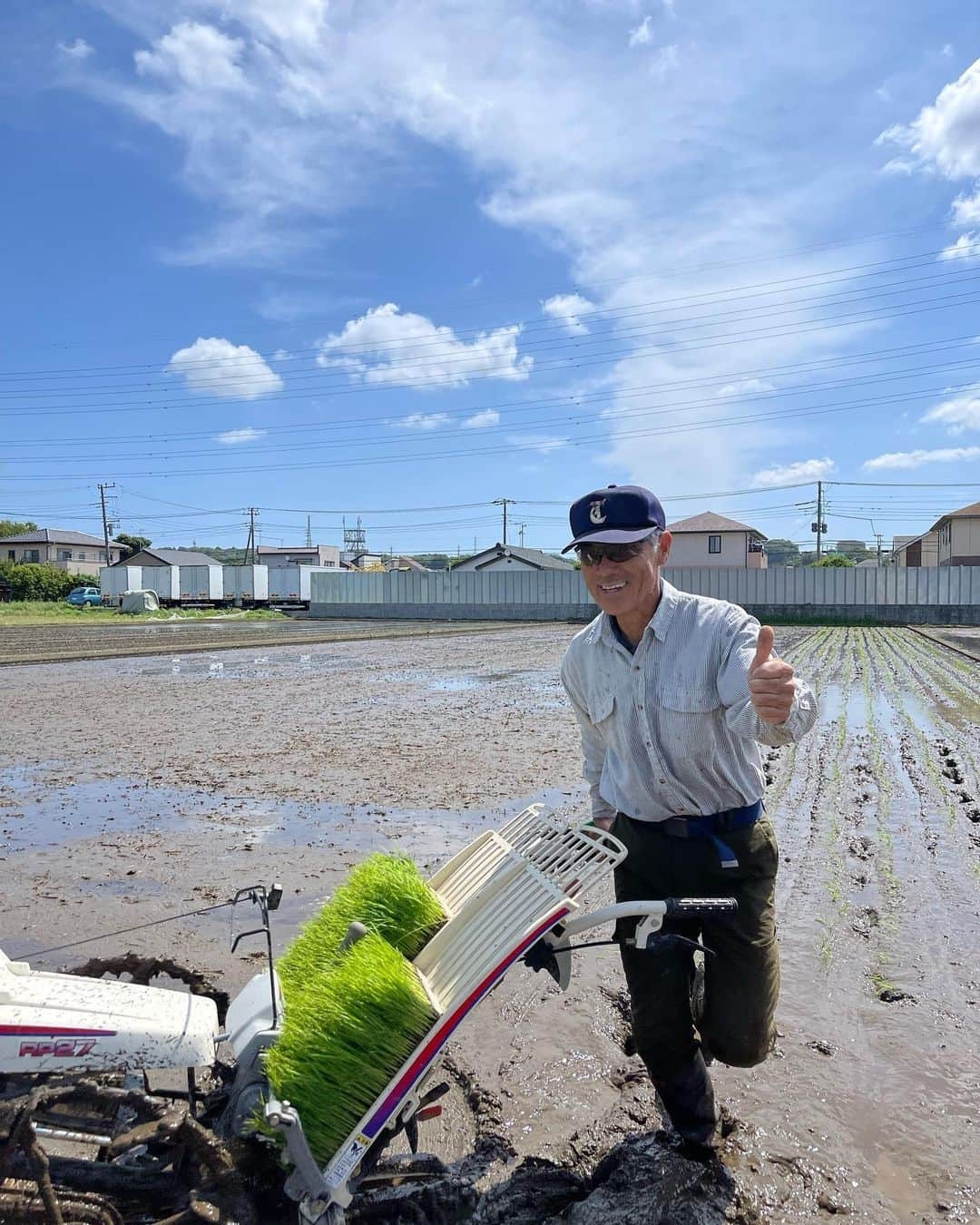 杉山愛さんのインスタグラム写真 - (杉山愛Instagram)「毎年恒例の田植え🌾 親戚の田んぼで貴重な経験✨  台風一過、気持ち良いお天気☀️ たくさん陽の光を浴びながら、どろんこ遊びしたり、田植えをしたり🌾 最高の1日を過ごすことができました😊 今日植えた稲がお米になる日が楽しみ😆  #田植え #美味しいお米 #できますように」6月4日 18時18分 - aisugiyamaofficial