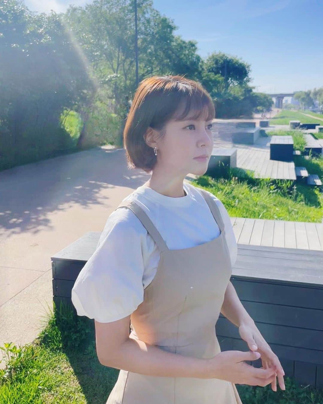 チェ・ユニョンさんのインスタグラム写真 - (チェ・ユニョンInstagram)「🌳🌿🌱☁️」6月4日 18時50分 - y.o.o.nyoung